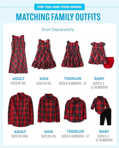 The Children's Place Girls' Short Sleeve Holiday Dress3