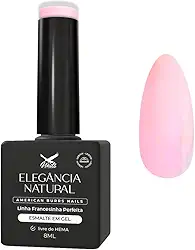 Esmalte em Gel Elegância Natural, Linha Francesinha Perfeita, 8ml - American Burrs Nails
