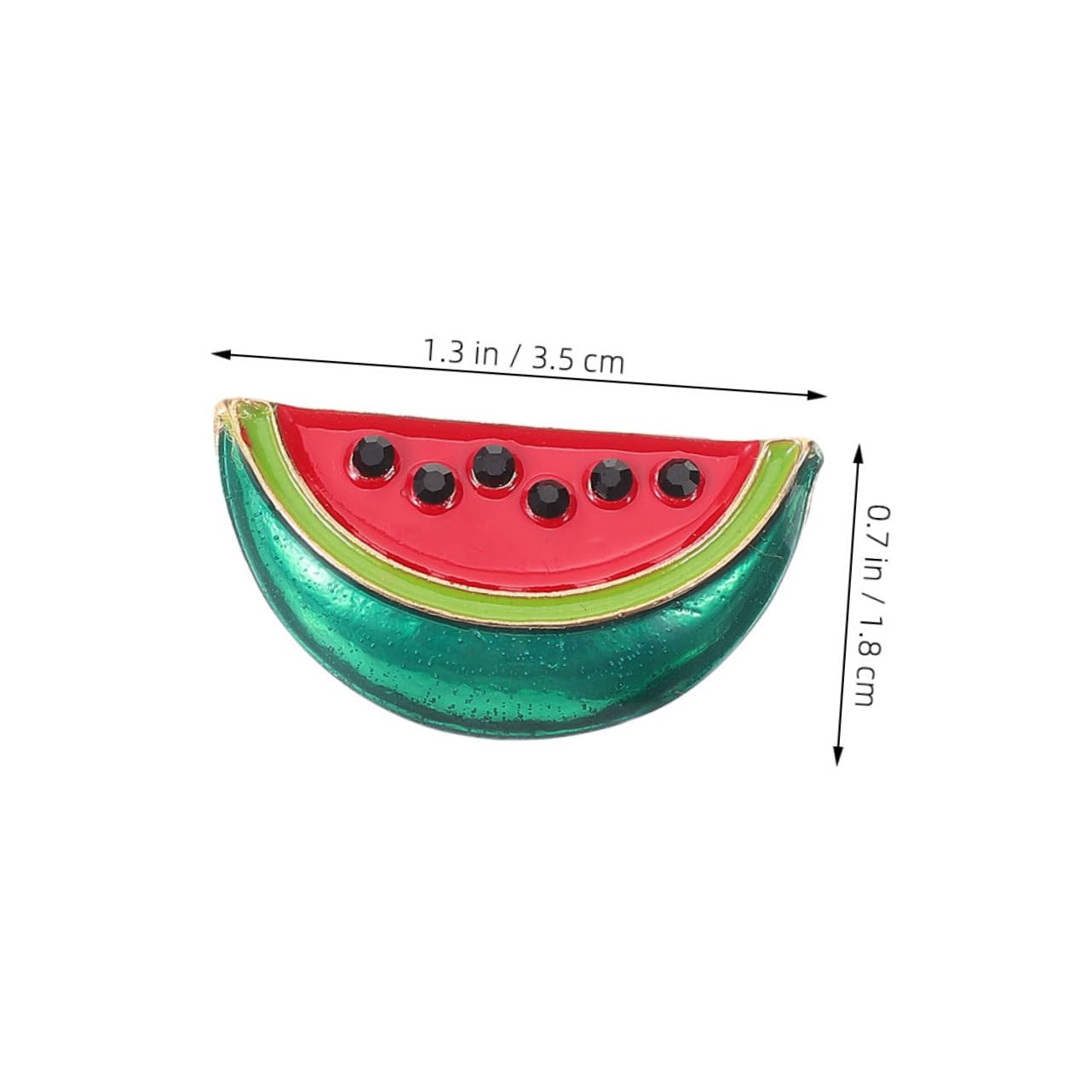Amosfun 32 Stk Wassermelonenbrosche modeschmuck damen accessoires -Emaille-Pin Wassermelonen-Anstecknadel Wäscheklammern Anzug-Cardigan-Anstecknadel Wassermelonen-Reversclip