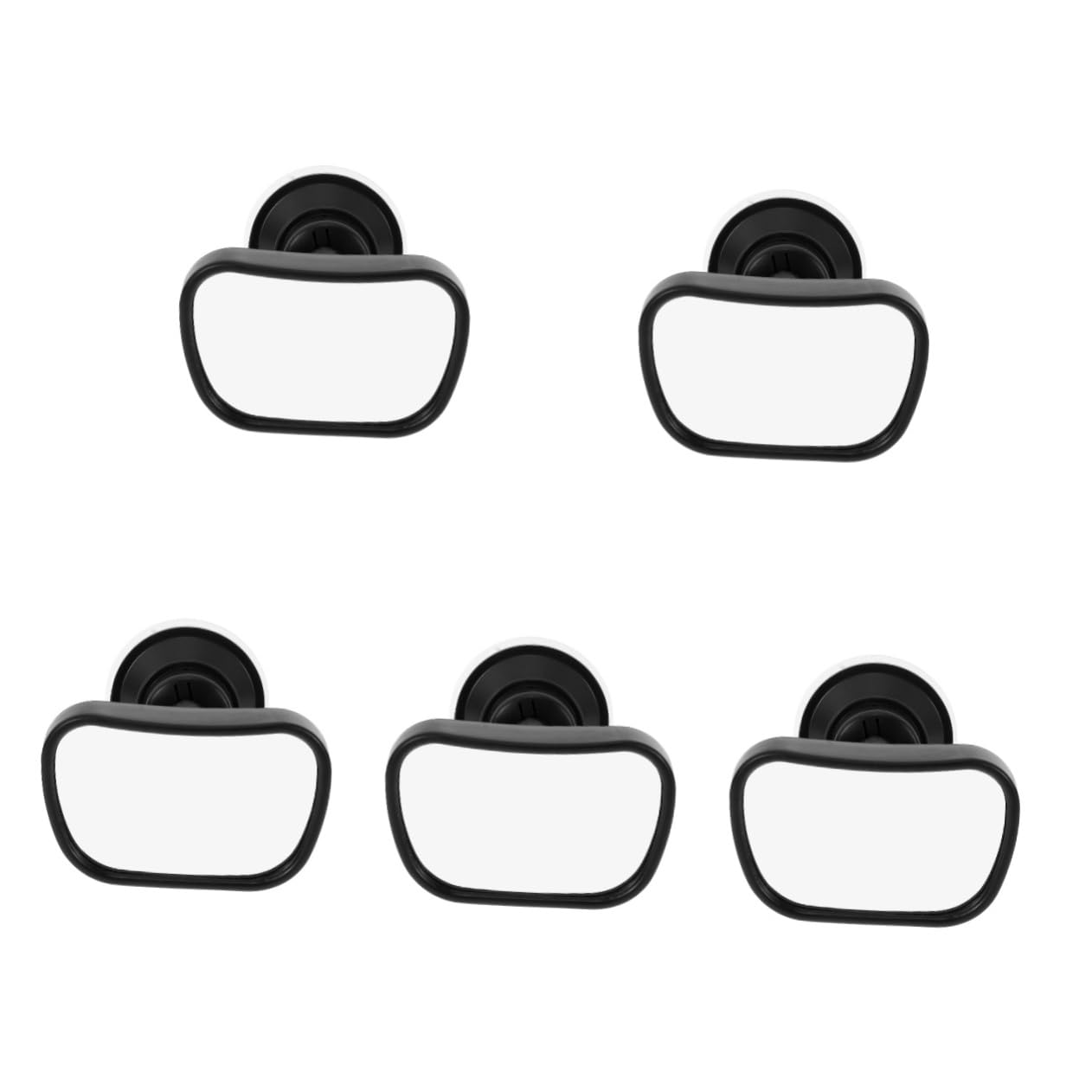 Toyvian 5 Pezzi Specchietto Retrovisore Auto Regolabile per Osservare Sicurezza per Sedili Posteriori Campo Visivo e Facile Installazione