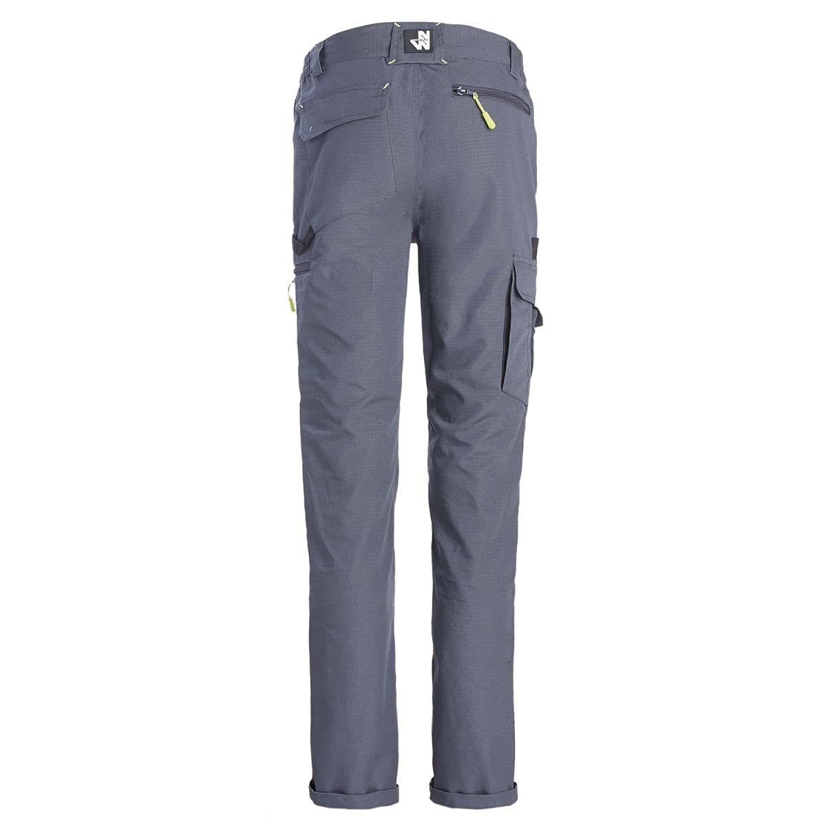 North Ways Pantalon DE Travail Leger Ripstop (Gris, 42)