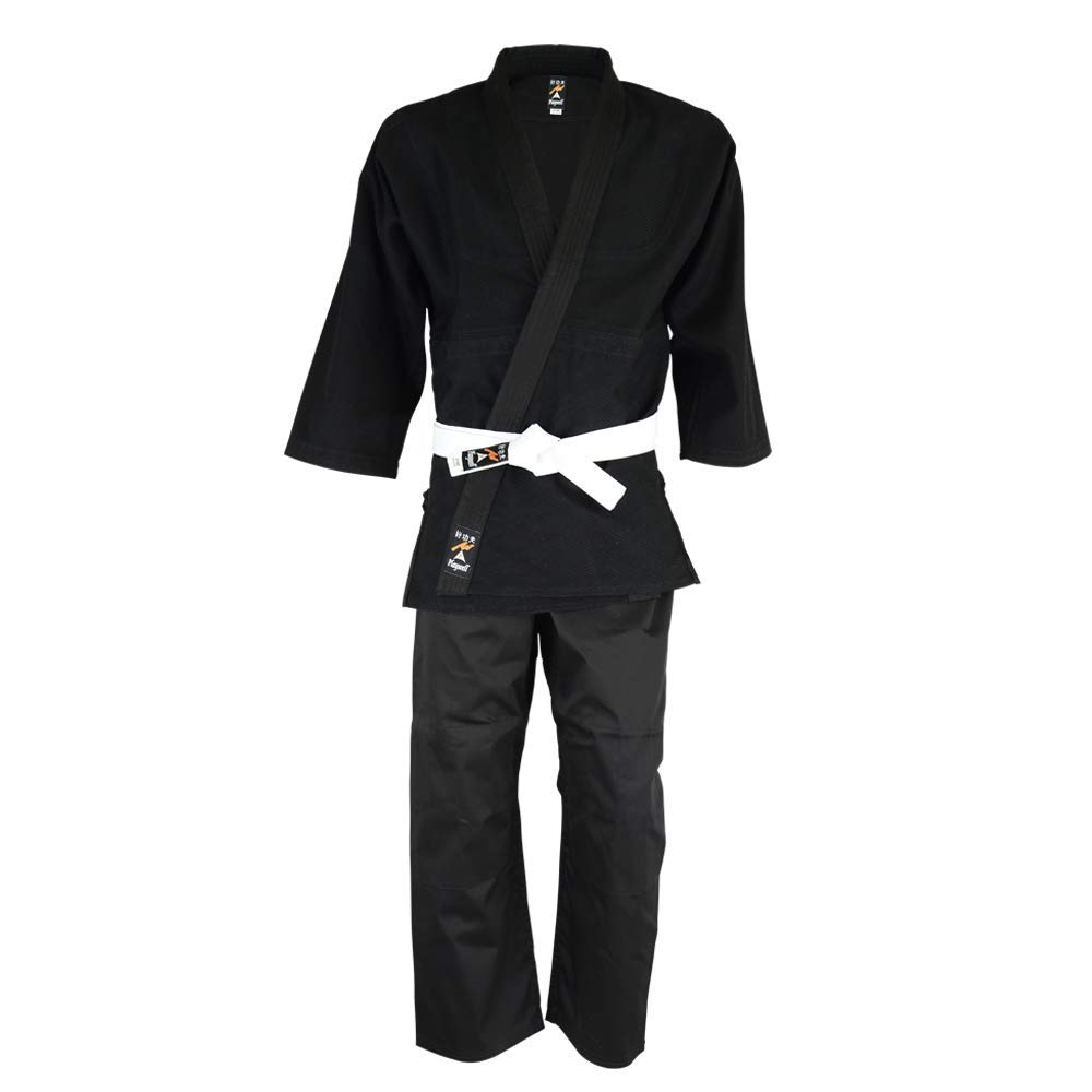 Playwell Black Martial Arts Judo Bleached Uniform (4/170Cm)