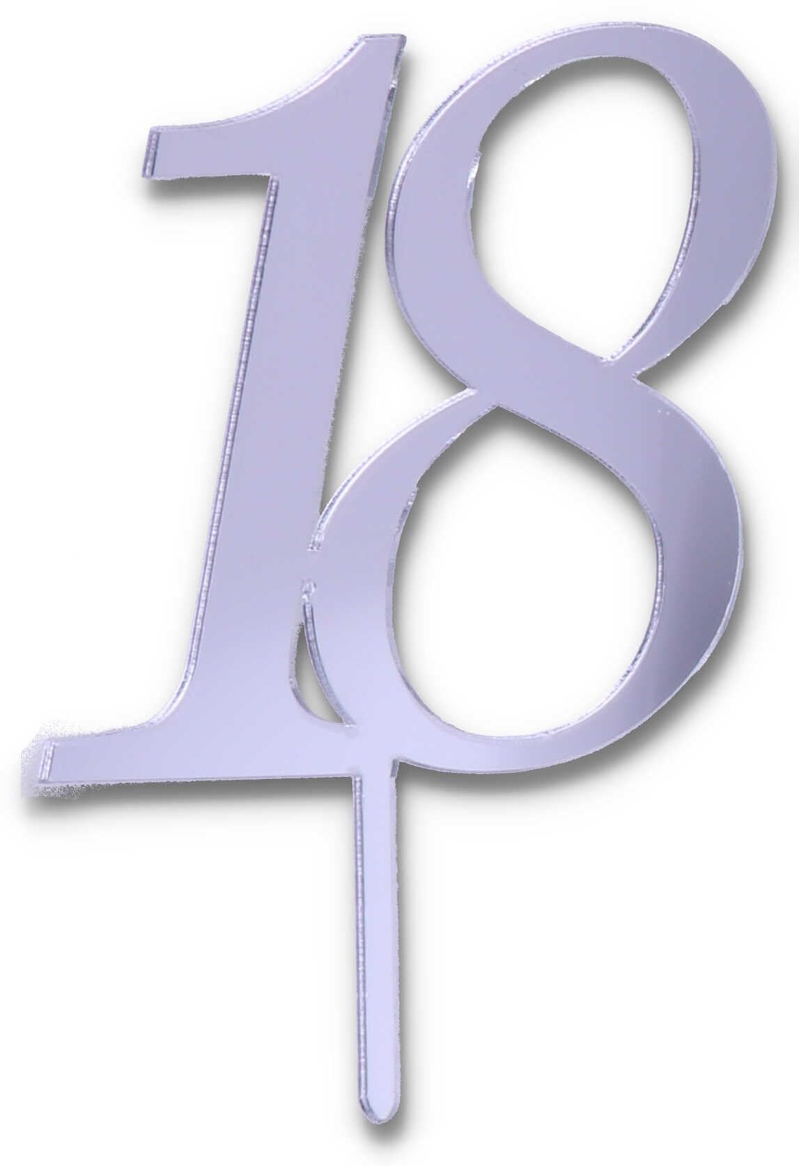 Cake Topper 18 years Silver