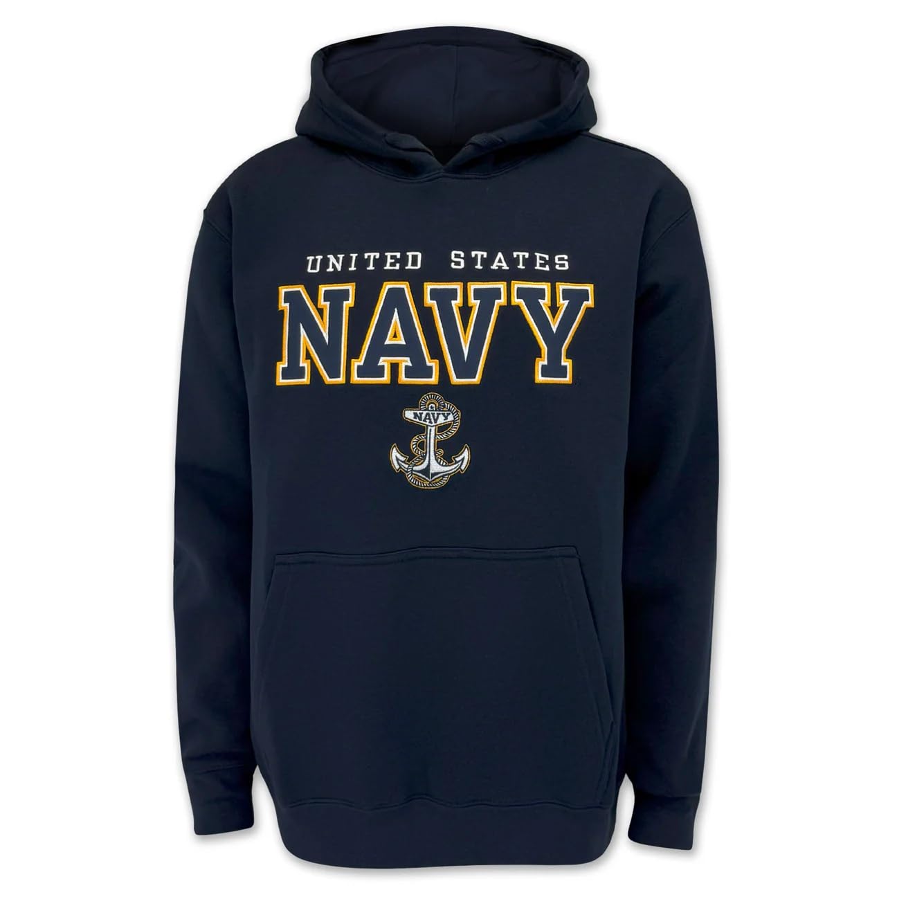 United States Navy Tackle Twill Embroidered Hood, Navy