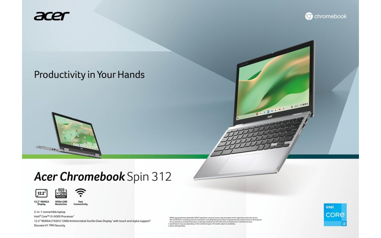 Amazon.com: Acer Chromebook Spin 312 CP312-1HN-34Z7 Convertible