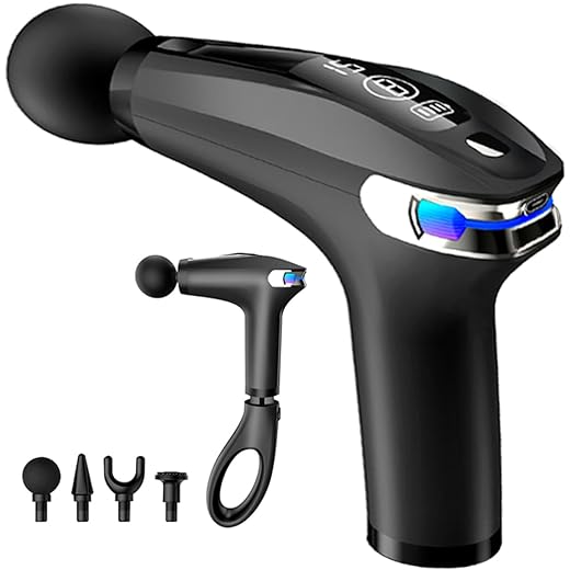 Pistola Massageadora Muscular Profissional Fisioterapia Massageador com 8 Velocidades