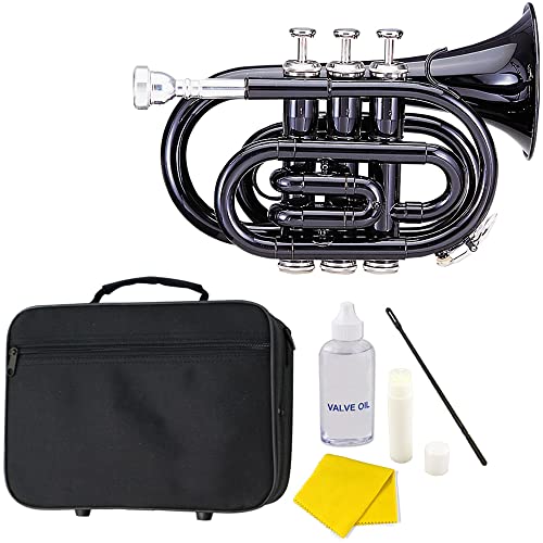 Soleil ソレイユ ポケットトランペット STR-1P/BK ブラック