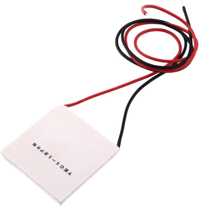 Cewaal 40mm x40 mm 12V 60W TEC1-12705 TEC Termo Generadores Electromecánicos Peltier Cooler
