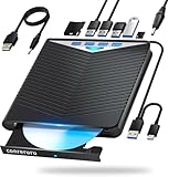 [Japan-Made] Support for Blu-ray External Drive, Support for Blu-ray DVD/CD Player/Read/Write, USB 3.0 &/Type-C, Support for Blu-ray/DVD/CD, BD Drive, Windows 7-11 & Mac, PC-Compatible, M-DISC(BLACK)