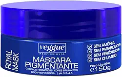 Máscara Capilar Pigmentante Azul Royal Veggue 150g
