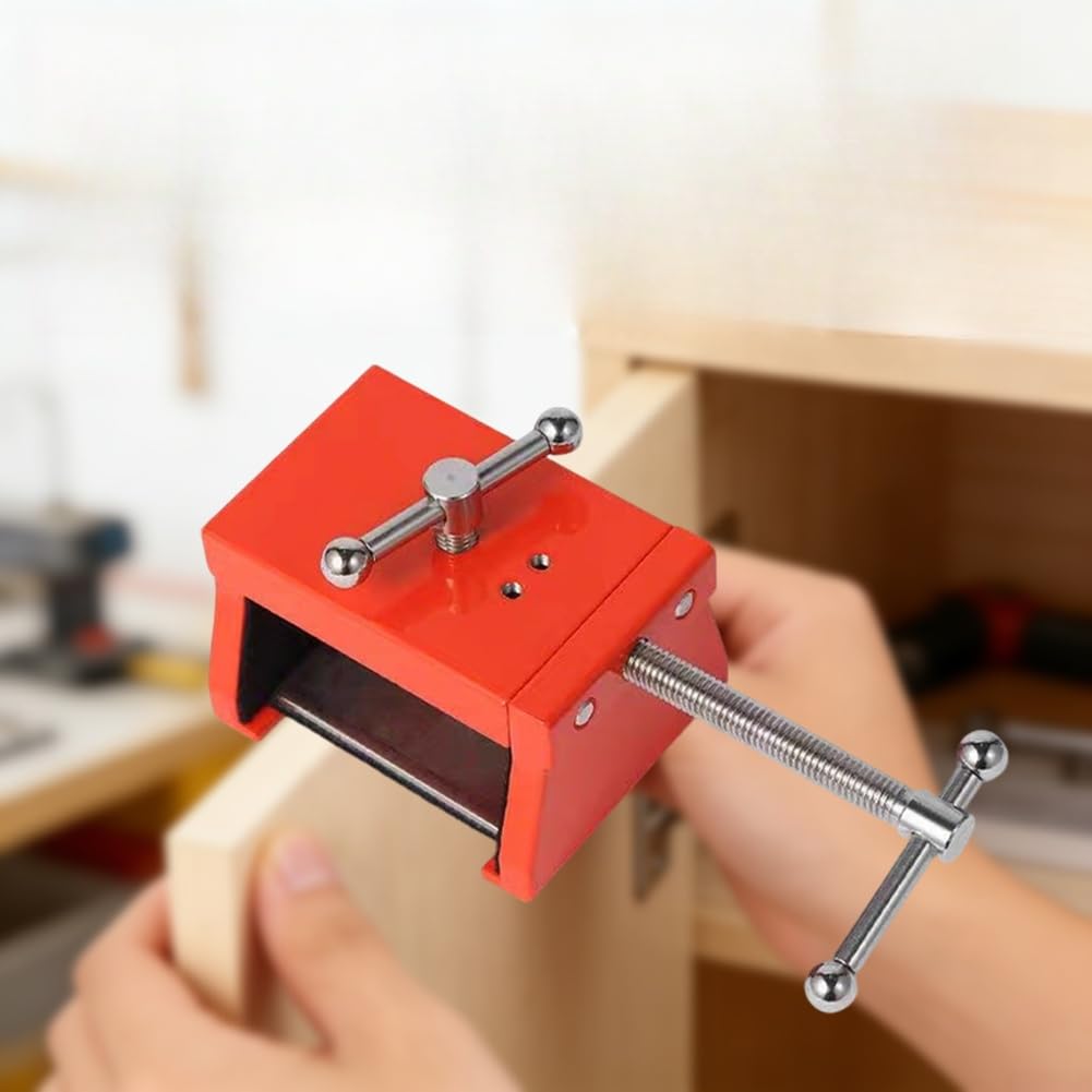 Juego de abrazaderas de aluminio para bisagras de muebles, herramientas de precisión para carpintería, abrazaderas resistentes para alinear puertas de armarios y estantes, 2 piezas