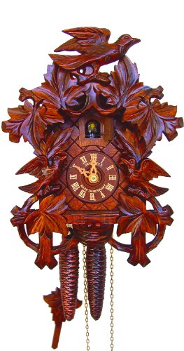 Schneider 1-Day Wooden Dancers Cuckoo Clock In Honey Finish #TOP5