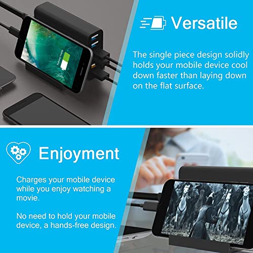 Image of Multi Port Laptop /Mobile Charger Adapter 60 Watt 6 in 1 USB Port, All USB Mobile Devices, Laptops | Fast Charging Adapter with Quick Charger Support