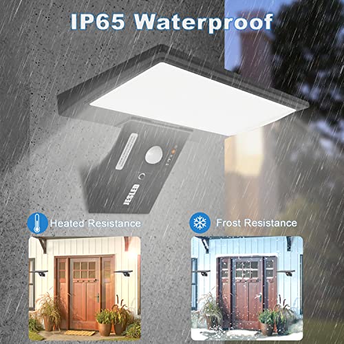 image for JESLED Solar Outdoor Motion Sensor Light, 90 LED Solar Exterior Waterp