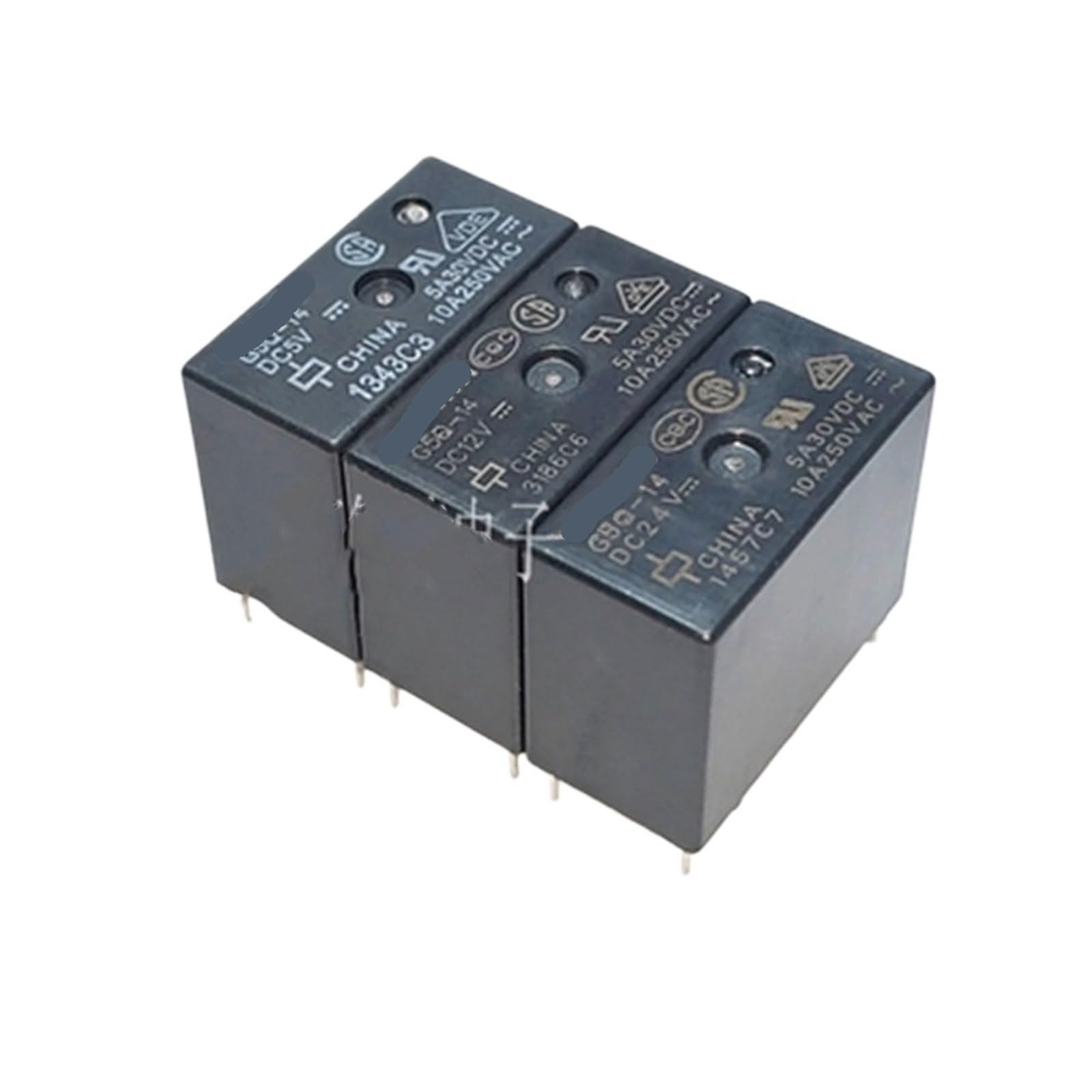 NWPNLXEA 10pcs/lot Power Relay G5Q-1A4-5V DC5V G5Q-1A4-12V G5Q-1A4-24V G5Q-1A4 12VDC G5Q1A4 DC12V 10A 4pin(DC 12V)
