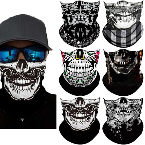 Neck Gaiter Mask,Bandana Gator Face Cover Mask Sun UV Protection,Neck Warmer Balaclava,Tube Face Scarf,Headband for Outdoor