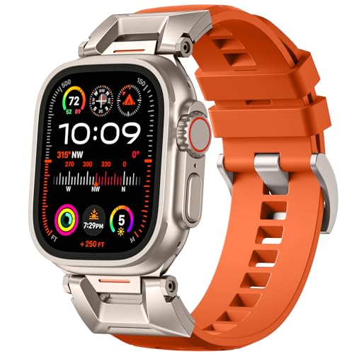Bracelet Apple Watch Ultra robuste Bandletic respirant pour le sport et la randonnée