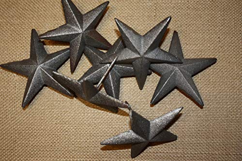 Southern Metal Extra Large Cast Iron Lone Star Clavos 3 1/2 inch ~ Set of 10