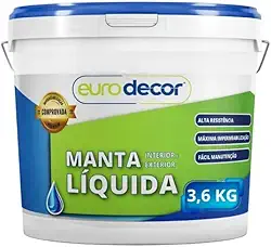 Manta Liquida Emborrachada Pisos e Paredes - 3,6Kg - CINZA CROMIO