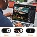 Ninsula 6 Pack Laptop Camera Cover Slide, 0.023 Inch Ultra-Thin Webcam Cover, Phone Camera Cover Fits Most Laptop, Desktop, PC, Tablet, Smartphone(Black and Silver)