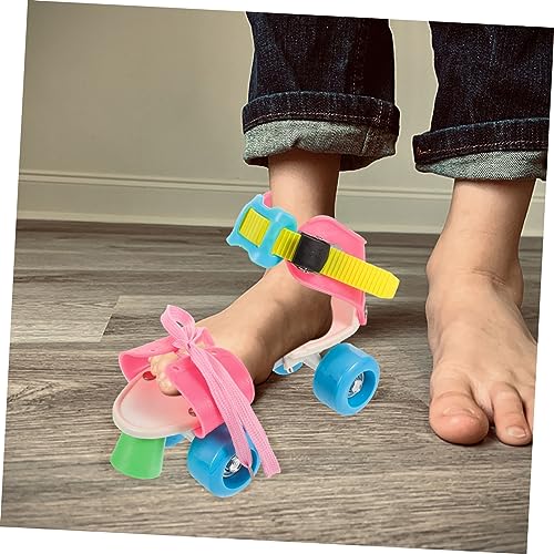 OHPHCALL 1 Par De Sapato De Para Patinação Ao Ar Livre Confortável Sapato De Patinação Ajustável Par