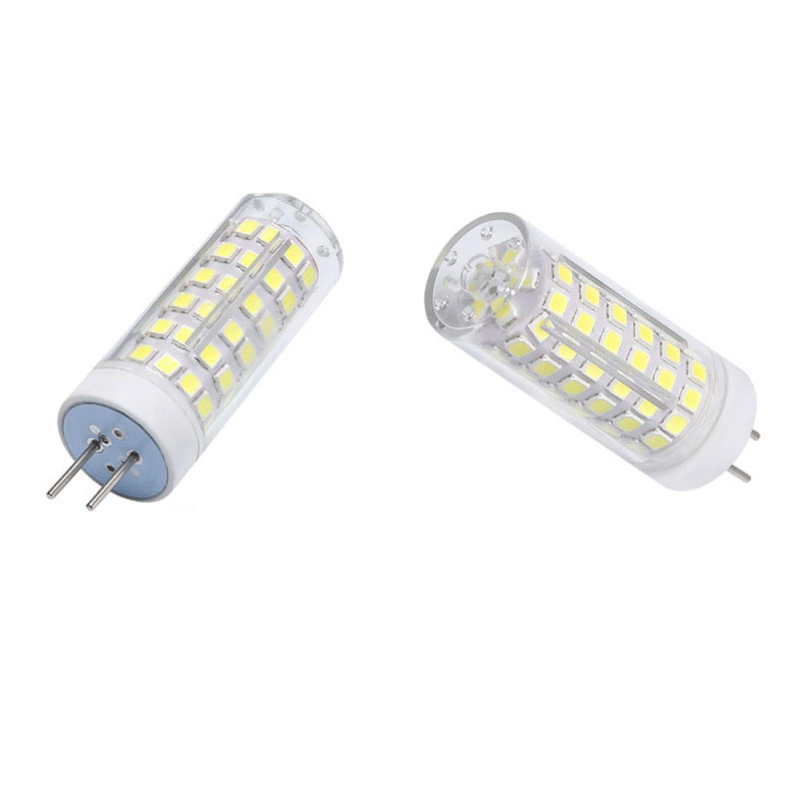 7W G6.35 lámpara LED Bombilla de paisaje de luz blanca cálida JC Bi-Pin Base 220V 70W T4 Bombillas de repuesto halógenas regulables 7W-10PC blanco