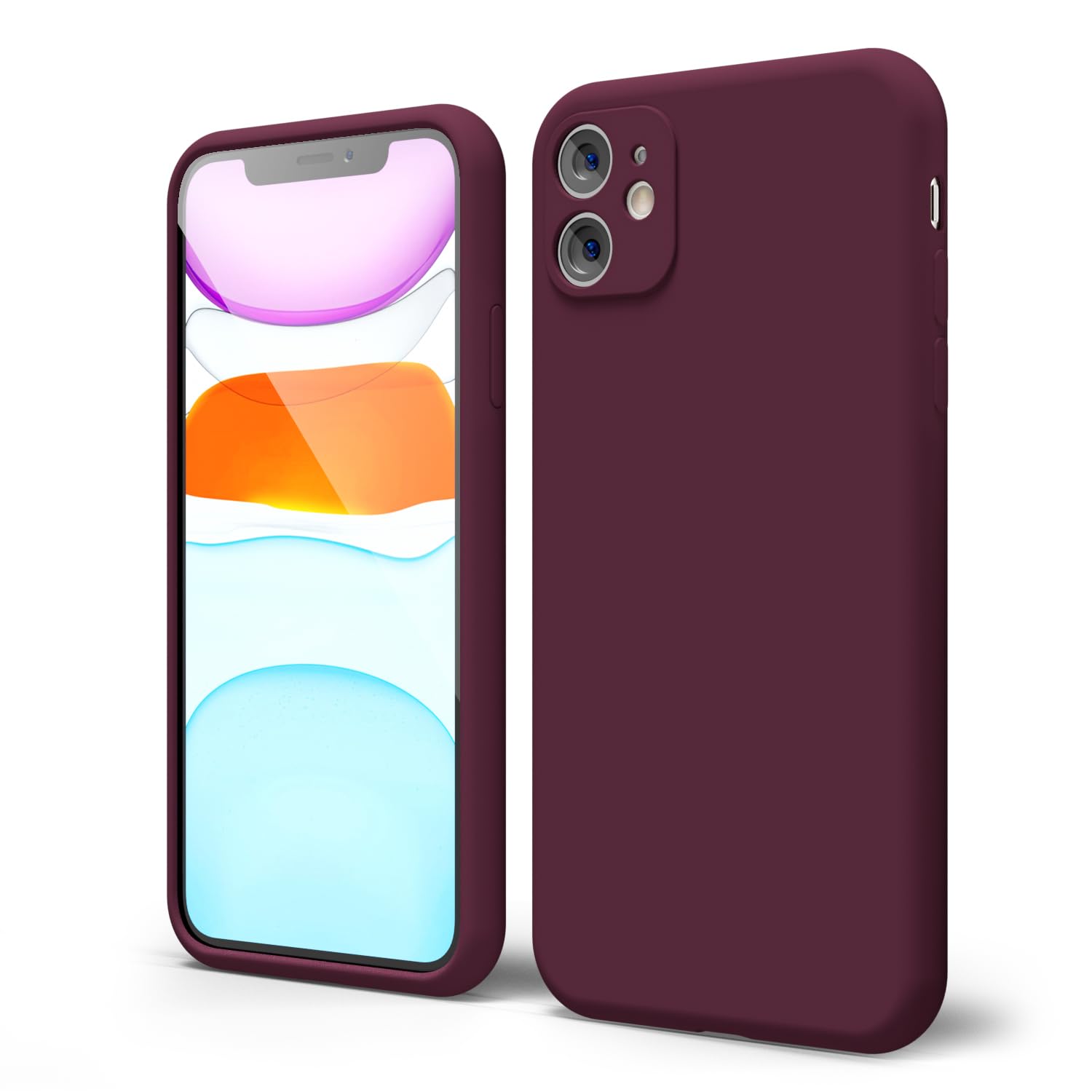 oakxco for iPhone 16 Pro Max Case Liquid Silicone, Soft Rubber Gel Elegant Aesthetic Basic Simple Cover, Cute Thin Slim TPU Matte Solid Color Plain Smooth Case for Women Girl, Light Pink — view 1322