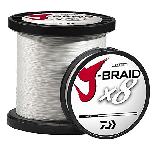 Daiwa J-BRAIDX8, Filler Spool, White, Mono Dia.= 25lb.