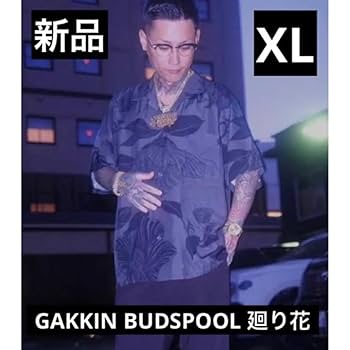 gakkinバッズプール廻り花 長袖シャツ アロハ タトゥー XL GAKKIN × BUDSPOOL 廻り花 L/S HAWAIIAN SHIRT – GXX