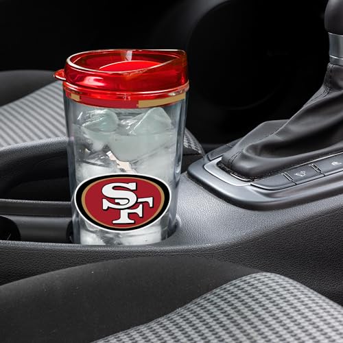 Image of Rico Industries NFL Football Double Wall Classic 16oz Or 20oz Tritan Tumbler W Lid
