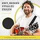 Belfort® Gitarrengurt - Gurt für E-Gitarre, Akustikgitarre, Westerngitarre, E-Bass & Ukulele - Gitarrenband für Erwachsene & Kinder - Gurt Gitarre mit Mikrofaser Leder + E-BOOK