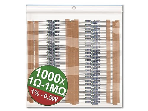 22P083 22P083 Metallschicht-Widerstand Sortiment axial bedrahtet 05 w 1 % 1 Set - Quadrios