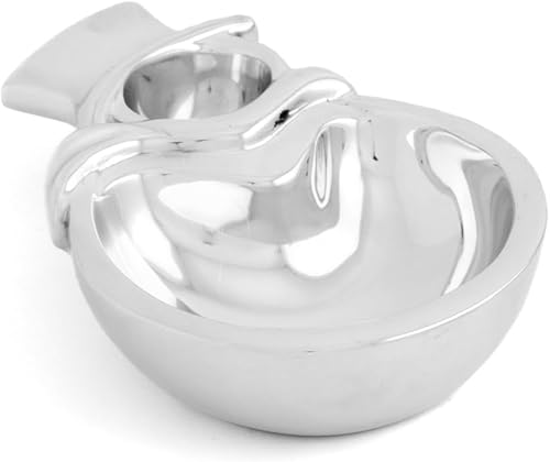 Nambe Mini cuenco de muñeco de nieve navideño  Mide 6 pulgadas  Cuenco decorativo para vacaciones hecho de aleación de metal  Uso como cuenco de