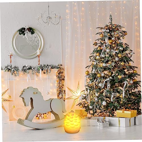 Nolitoy KRRCRI8V5I26H095MT116DIJ 3Pcs Led Pinecone Candles Pine Cone Candles Flameless Candles Flameless Christmas Candles Christmas Tree Pine Cone Light Led Christmas Candles Wax Battery Candle Cartoon Pine Cones thumb #7