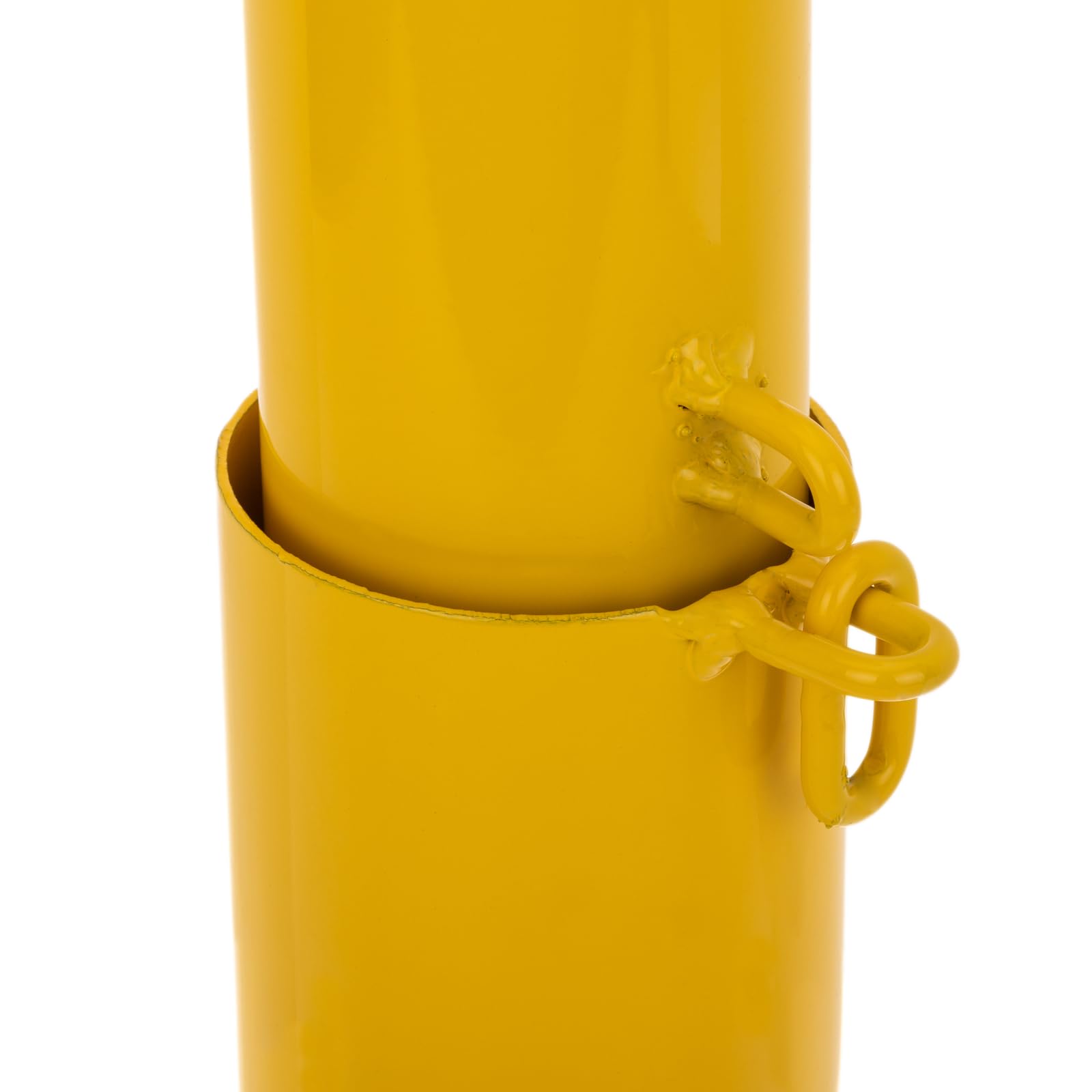 PrimeMatik Bolardo de acero con base enterrada removible 110x1000mm