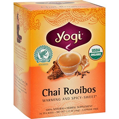 Yogi Teas Tea Chai Rooibos OrgUSDA Organic