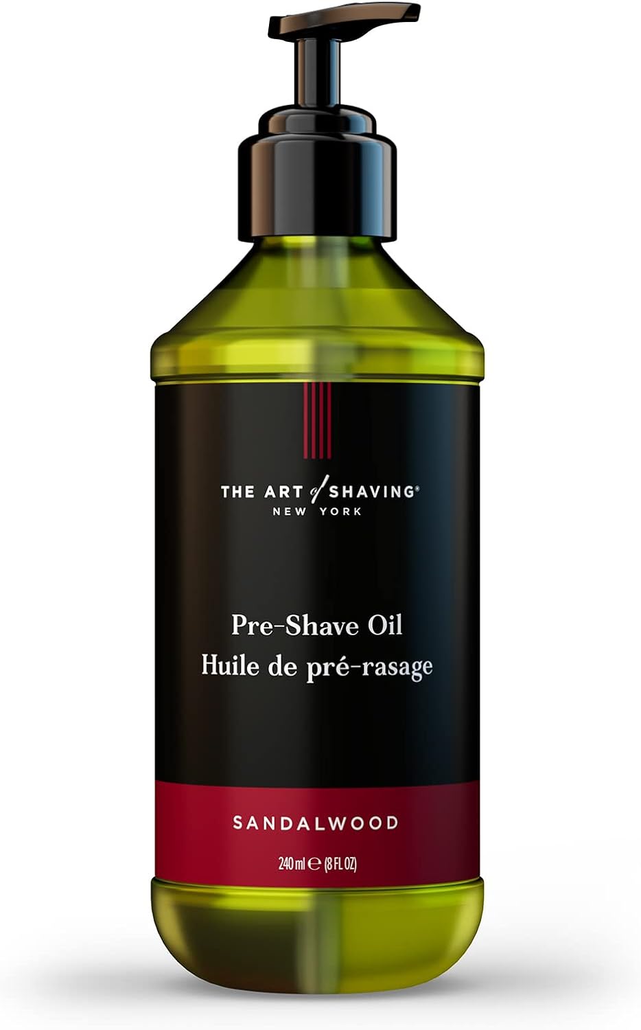 The Art of Shaving Pre Shave Beard Oil – Shaving Oil for Men, Protects Against Irritation and Razor Burn, Clinically Tested for Sensitive Skin, Sandalwood, 8.1 Fl Oz