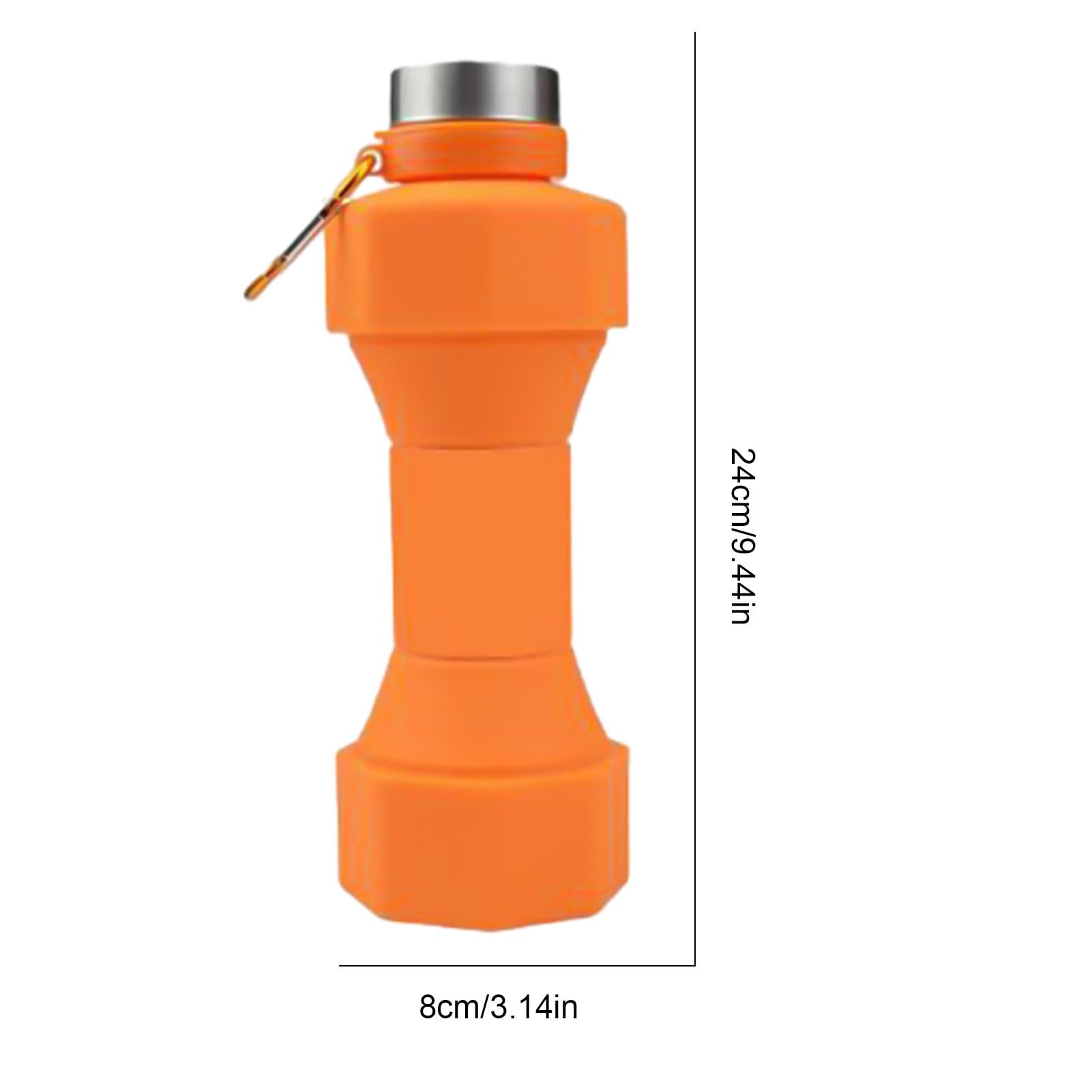 gobelet pliable, Bouteille d'eau légère for le sport, idéale for les voyages et activités de plein air | Accessoire avec haltères facile à transporter