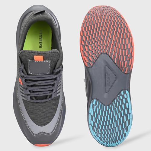 Image of Centrino Sporty Sneakers for Man | Shoes for Men Stylish | Casual Lightweight Lace-Up Canvas Walking Shoes | Cushioned Insole | Breathable Comfortable Anti-Skid | Mens Sports Shoes for Daily Outings (6830)