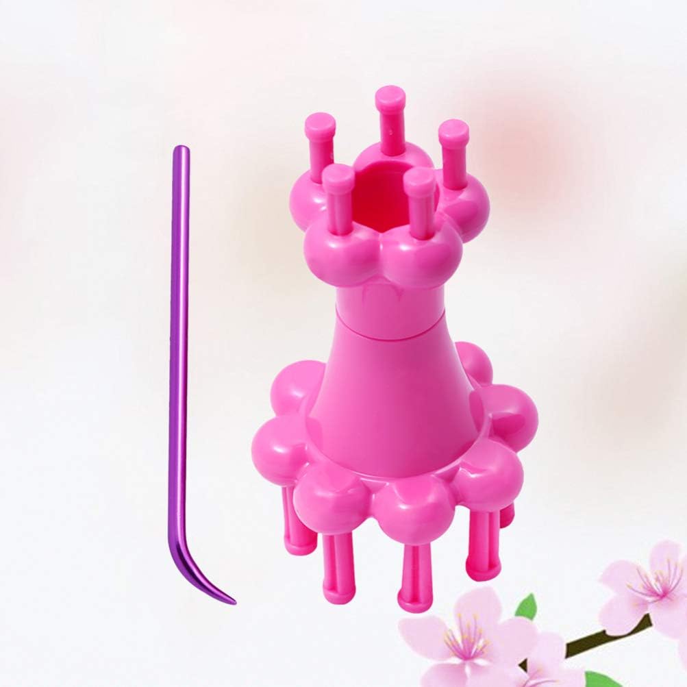 Spool Knitting Set Loom Knitters Knit Spool Set Rope Knitting Tool Double End Rope Loom Home Craft Style
