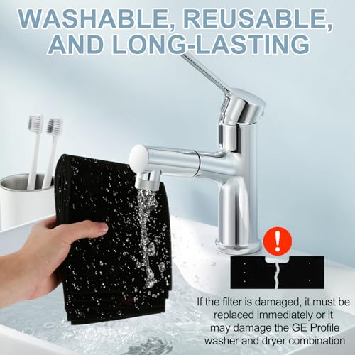 image for ENNSOO WH01X35719 Lint Filter for GE Profile Washer Dryer Combo, 2-Pac