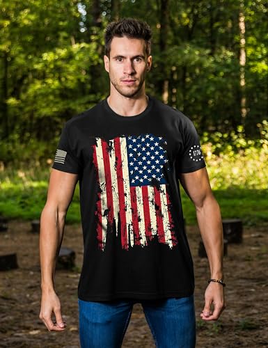 Mrocioa USA Flag 4th July American Red White Blue Star Stripes Patriotic T-Shirt Size M L XL XXL 3XL2