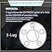 LUXTRKSTO Trailer Hubs Kit 5 Lug 4.5 for 2000Lb 5x4.5 Trailer Axle Kit Fits 1