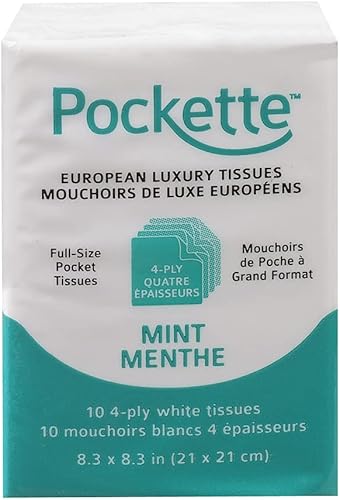 Miniatura 2 de Pañuelos faciales prémium de 4 capas (menta)  18 paquetes de 10  Superfuertes y ahora incluso más suaves  Reciclable