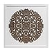 Menzzo Venezia Romantischer Chic, Holz, schwarz, L140 x T3,5 x H140 cm