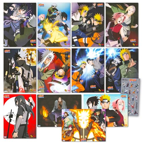 Naruto Posters For Bedroom Room Decor Bundle...
