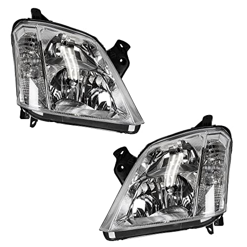 BESTPRICE 2x faros Faros delanteros Faros principales izquierda + derecha Compatible con OPEL MER4A A MPV (X03)