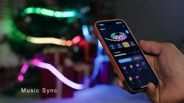 Image of OLIGHT Ostrip 16.4ft RGB LED Strip Light, Smart App Control, Music Sync, DIY Color Modes, for Bedroom, Gaming, TV, Home Decor