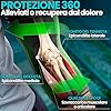 NativoDex Gomitiera per Epicondilite e Tendinite, Tutore A Compressione Per Gomito, Fascia Gomito Palestra, Crossfit, Tennis, Golf