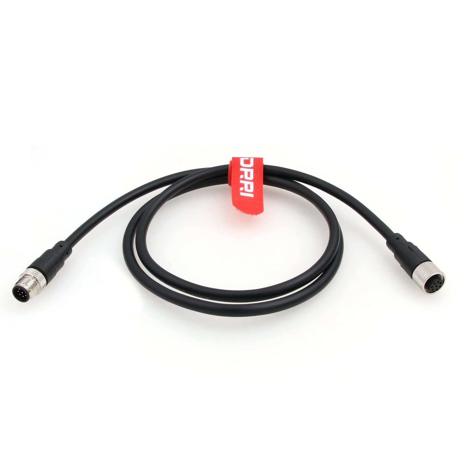 DRRI M12 Sensor Cable Aviation 8pin A-Code Male to 8pin Female Extension Cable for Minn Kota I Pilot Link